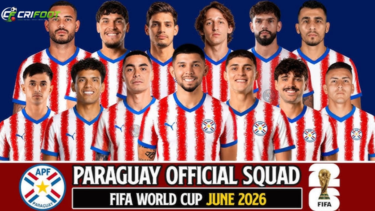Paraguay 2026 FIFA World Cup Squad - Crifoot