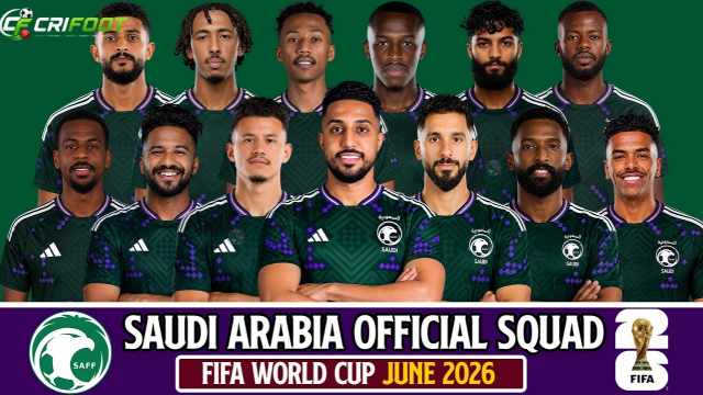 Saudi Arabia 2026 World Cup Squad