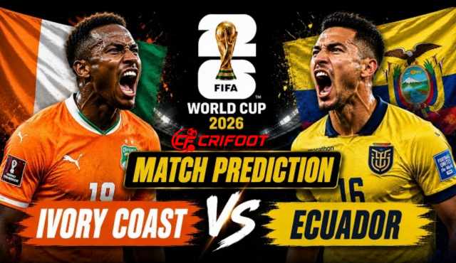 Ivory Coast vs Ecuador Match Prediction FIFA World Cup 2026